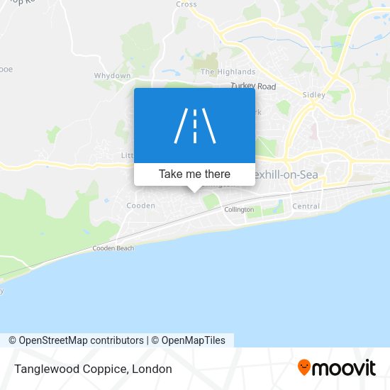 Tanglewood Coppice map