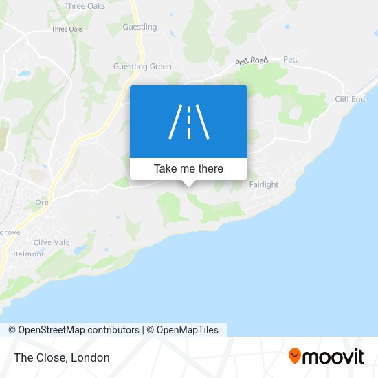 The Close map