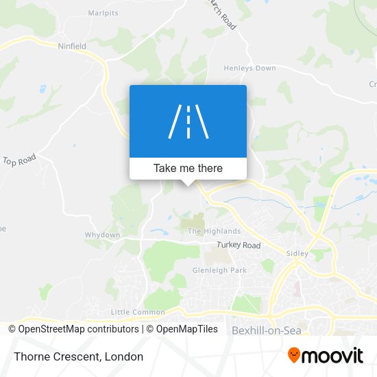 Thorne Crescent map