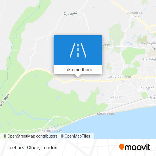 Ticehurst Close map