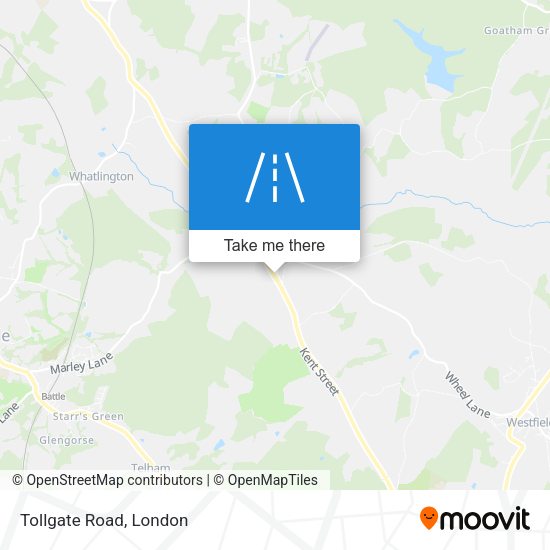 Tollgate Road map