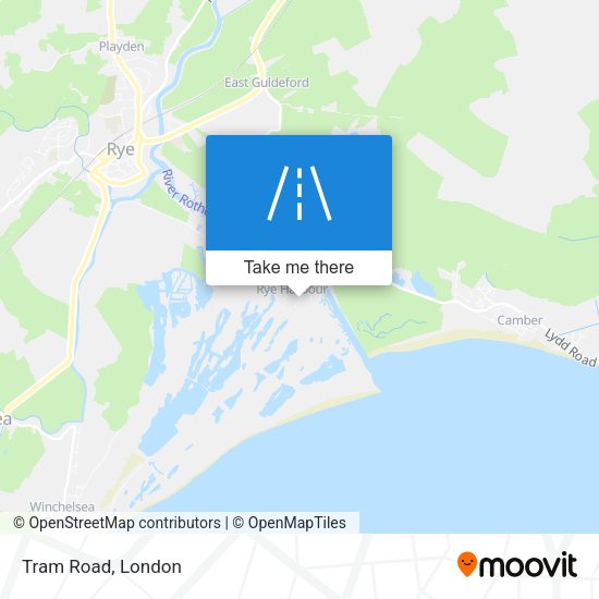 Tram Road map