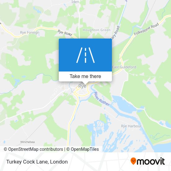 Turkey Cock Lane map