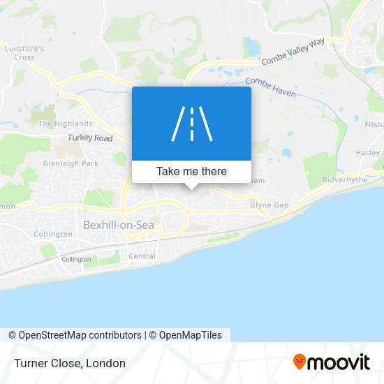 Turner Close map