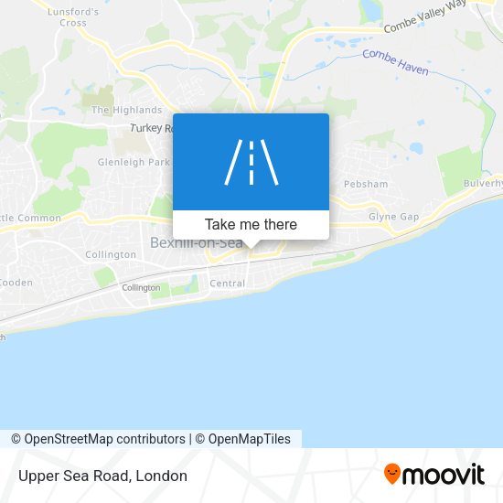 Upper Sea Road map