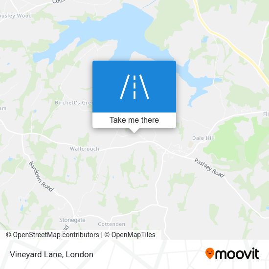 Vineyard Lane map