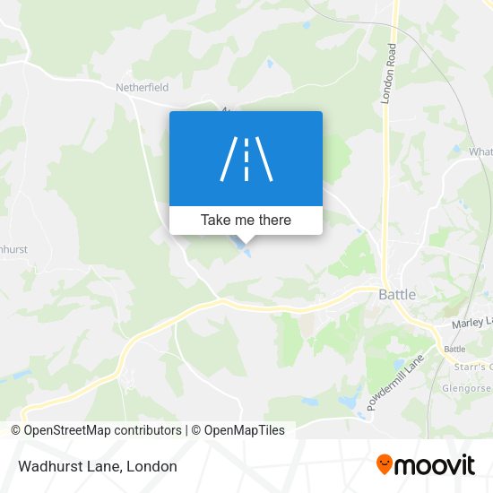 Wadhurst Lane map