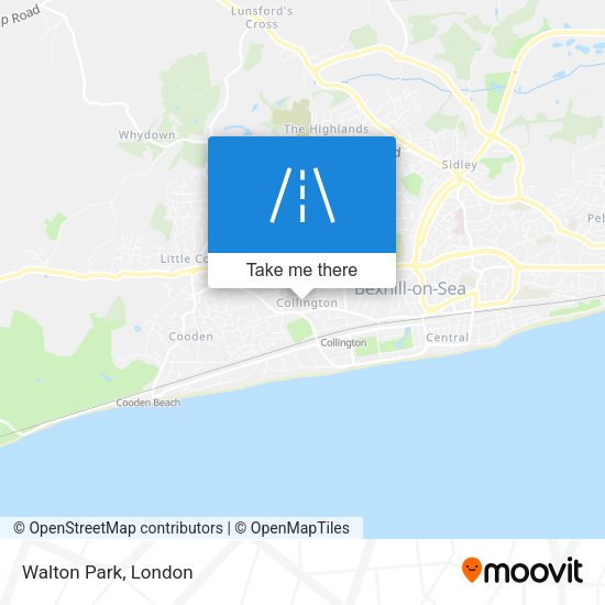 Walton Park map