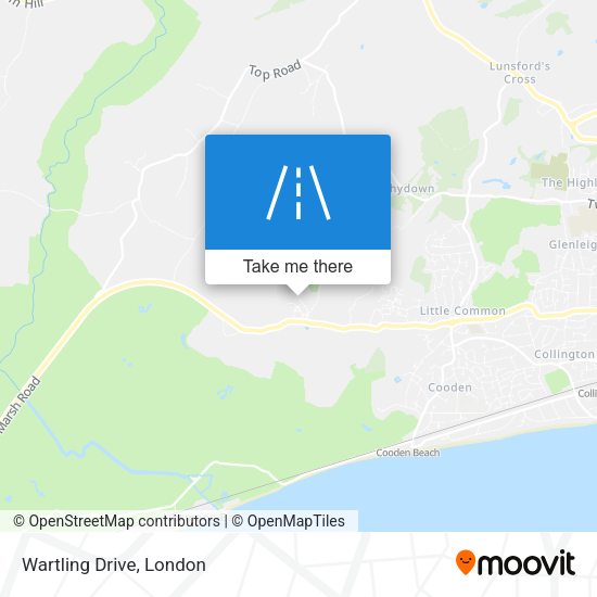 Wartling Drive map