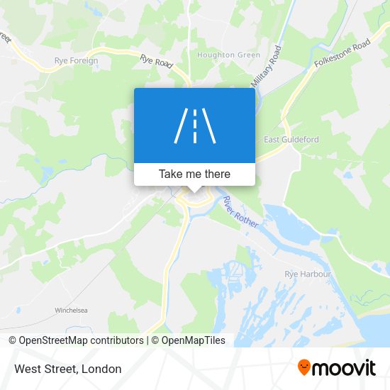 West Street map
