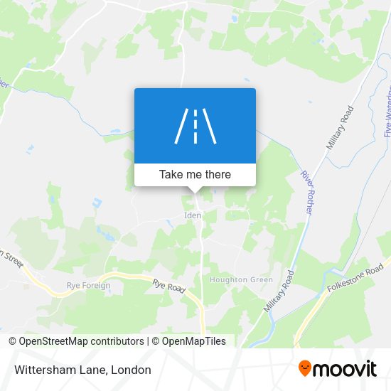 Wittersham Lane map