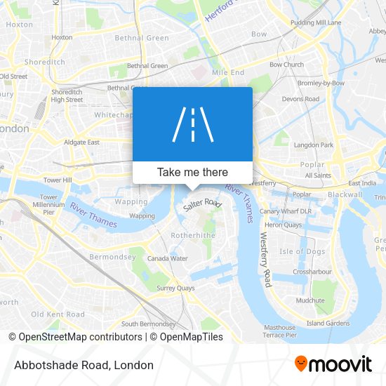 Abbotshade Road map