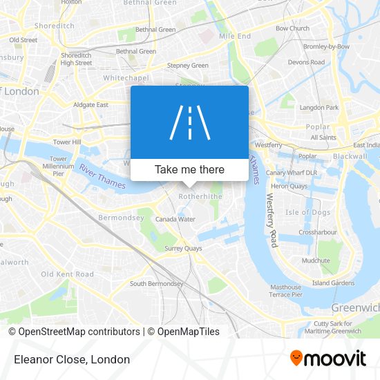 Eleanor Close map