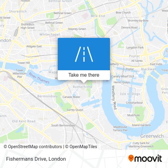 Fishermans Drive map