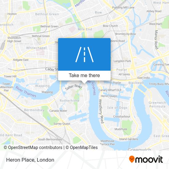 Heron Place map
