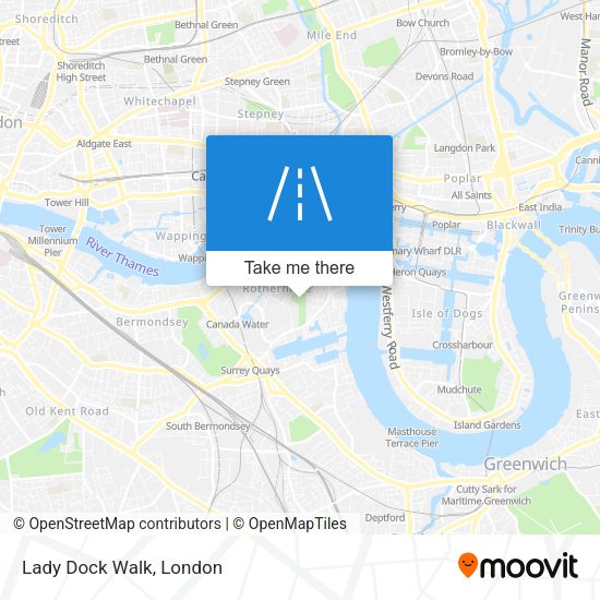 Lady Dock Walk map
