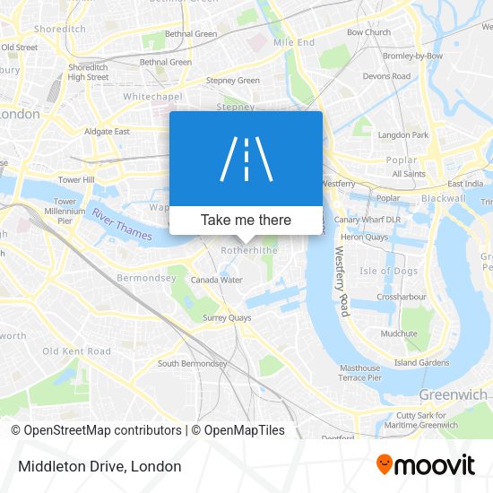 Middleton Drive map