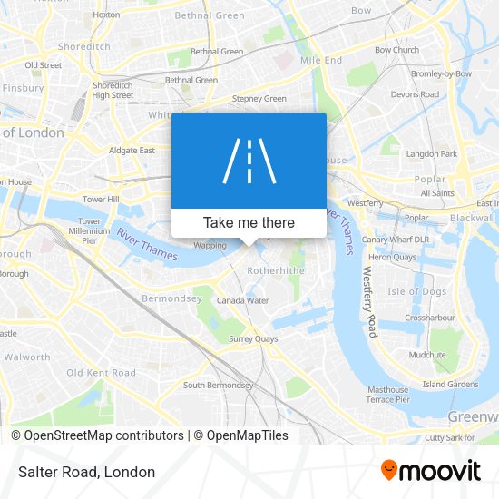 Salter Road map
