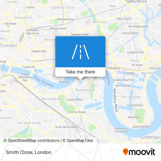 Smith Close map