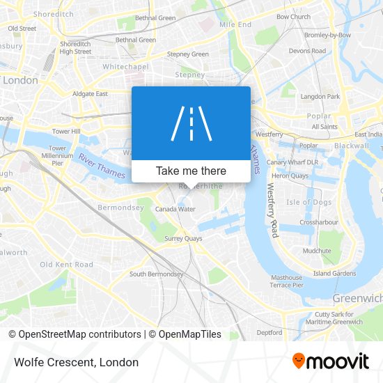 Wolfe Crescent map