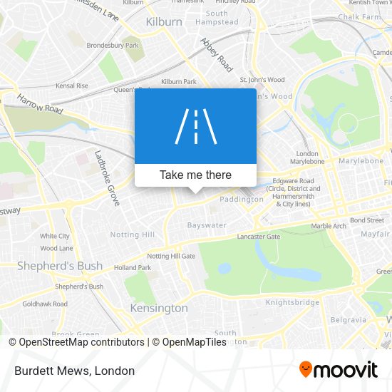 Burdett Mews map