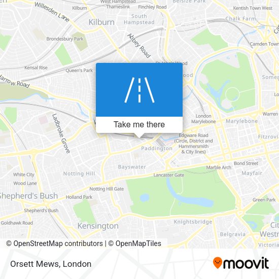 Orsett Mews map