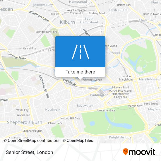Senior Street map