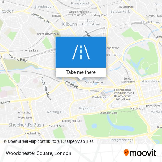 Woodchester Square map