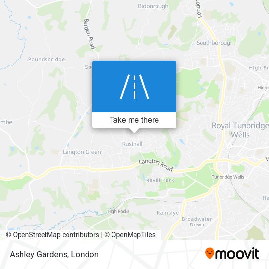 Ashley Gardens map