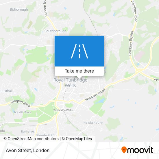 Avon Street map