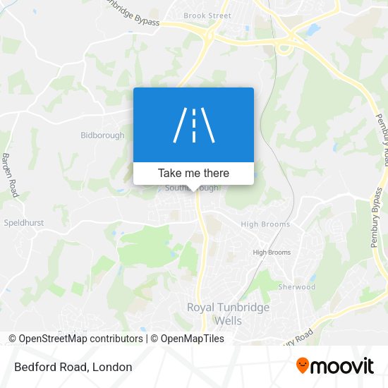 Bedford Road map
