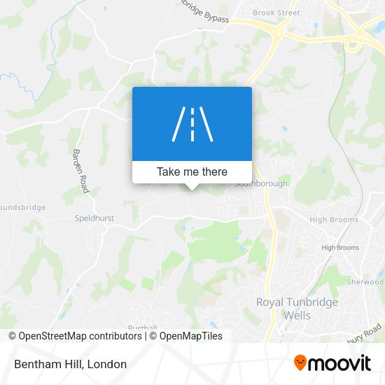 Bentham Hill map