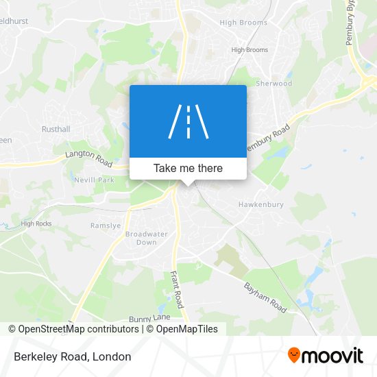 Berkeley Road map