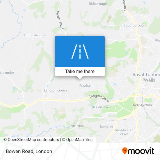 Bowen Road map