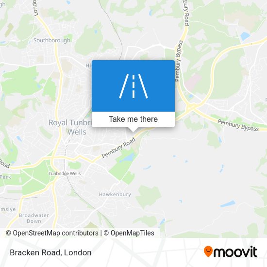 Bracken Road map