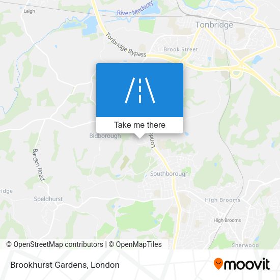 Brookhurst Gardens map