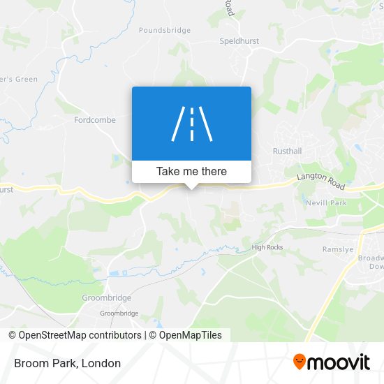 Broom Park map