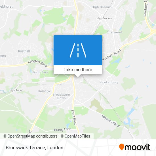 Brunswick Terrace map
