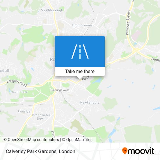 Calverley Park Gardens map