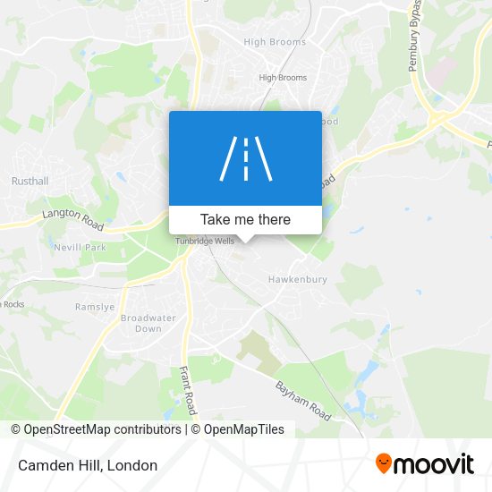 Camden Hill map