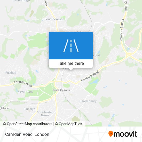 Camden Road map