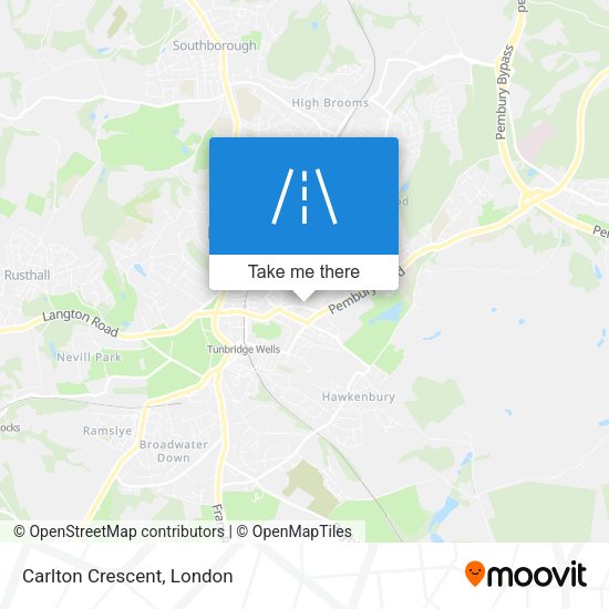 Carlton Crescent map