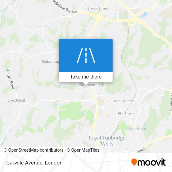 Carville Avenue map