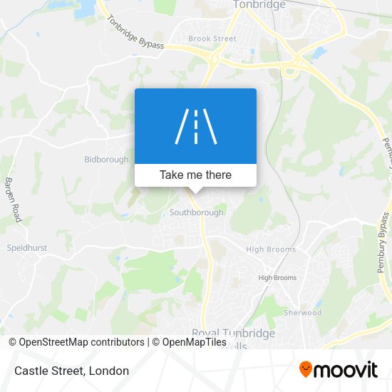 Castle Street map