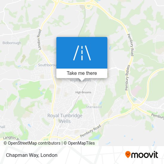 Chapman Way map