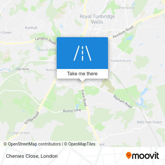 Chenies Close map