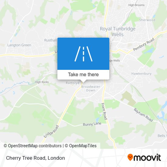 Cherry Tree Road map
