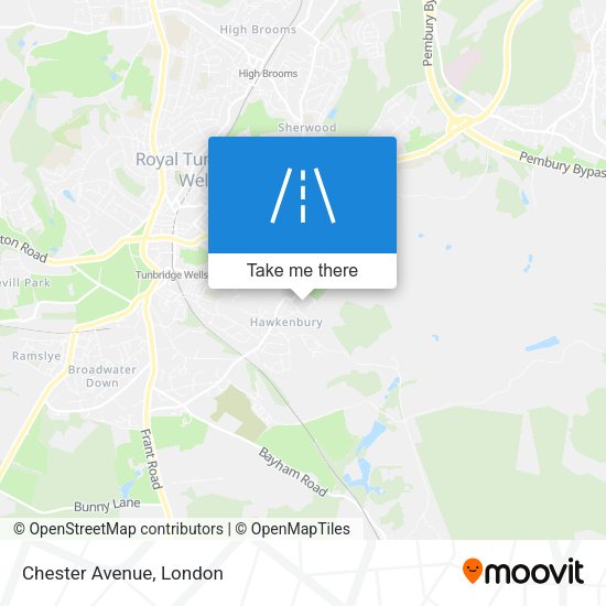 Chester Avenue map