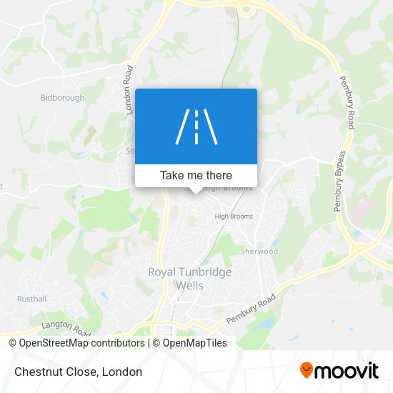Chestnut Close map