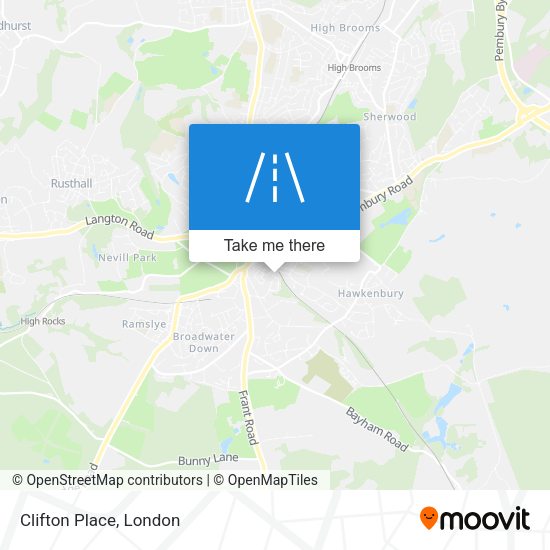 Clifton Place map